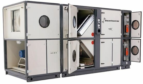Приточно-вытяжная установка с рекуператором и тепловым насосом Dantherm DanX 1632 XWPS
